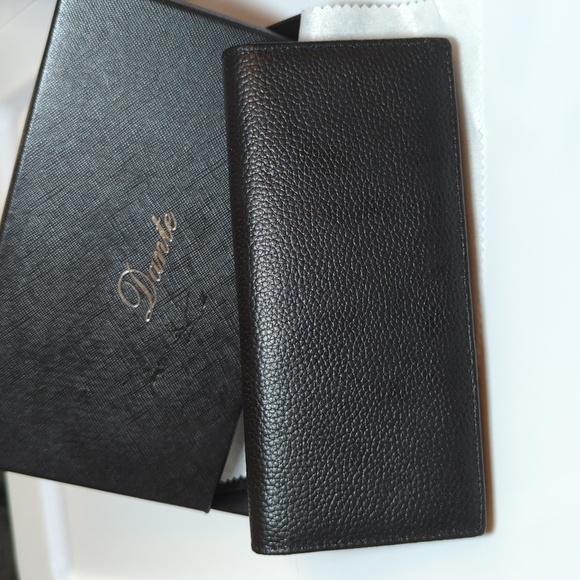 New in Box Dante Women's Black Faux Leather Bifold Wallet RFID Blocking - Picture 4 of 5